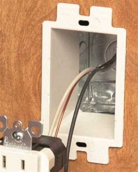 cutting boxes electrical|install electrical box without stud.